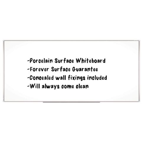 Boyd Visuals Porcelain Whiteboard 1200 x 3600mm