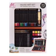 Jasart Art Advantage Starter Set With Wooden Carry Case 70 Pieces Jasart Art Advantage Starter Set With Wooden Carry Case 70 Pieces