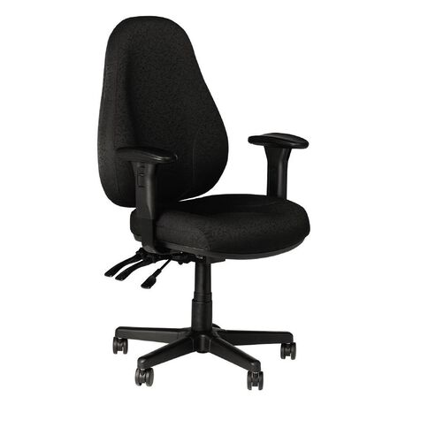 Buro Seating Persona Chair With Arms Black