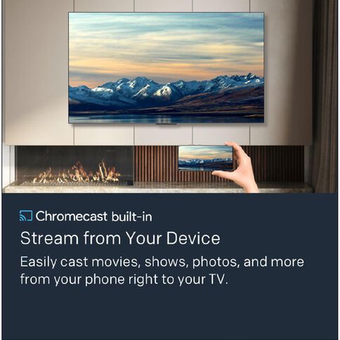 JVC 75 inch 4K Ultra HD QLED Google Smart TV