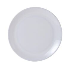 Living & Co Melamine Dinner Plate Reusable White 4 Pack