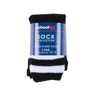 Schooltex Striped School Socks 2 Pack
