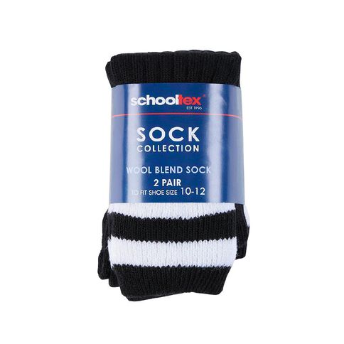 Schooltex Striped School Socks 2 Pack