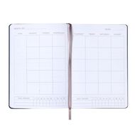 WS Undated Diary Week To Date Grey