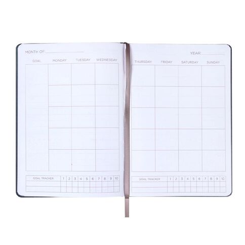 WS Undated Diary Week To Date Grey