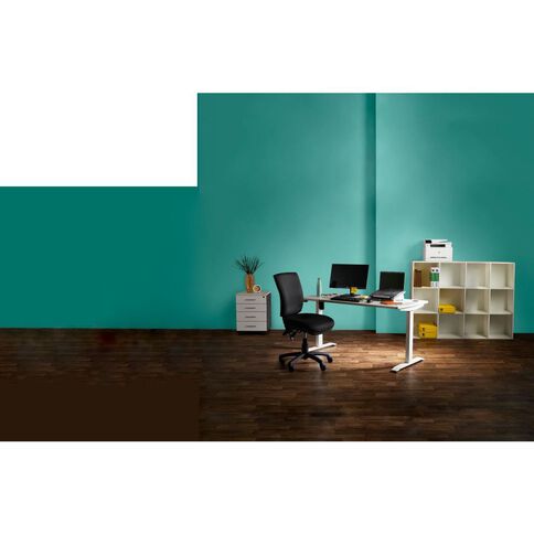 Jasper J Emerge Elec Height Adj Desk Single Motor 2 Stage 1500 WhtWht