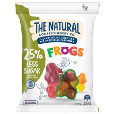 The Natural Confectionery Co. Frogs Reduced Sugar 220g
