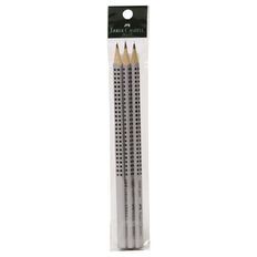 Faber-Castell Pencil Grip Hb Black 3 Pack | Warehouse Stationery, NZ