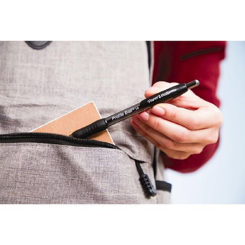 Paper Mate Profile Retractable 1.0mm Loose Ball Pen Black