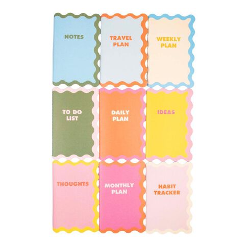 Uniti Stationery Notebook Set 9 Pieces