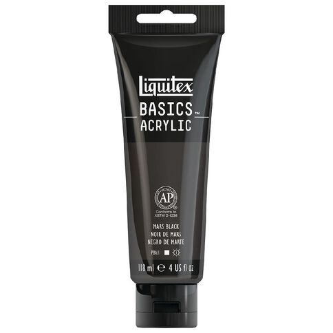Liquitex Basics Acrylic 118ml Mars Black