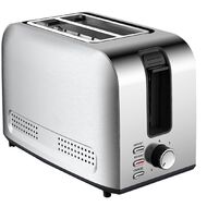 Living & Co 2 Slice Toaster Stainless Steel