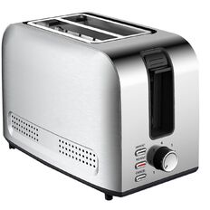 Living & Co 2 Slice Toaster Stainless Steel Stainless Steel