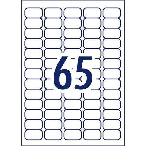 Avery Quick Peel 2600 Address Labels White