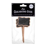 Mini Chalkboard Tabletop SignPlanter Stick Braces W 3.25 X H6