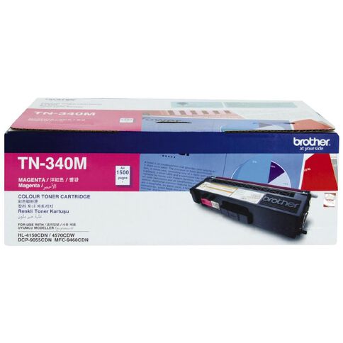 Brother Toner TN340 Magenta (1500 Pages)