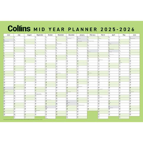 Collins Planner Mid Year