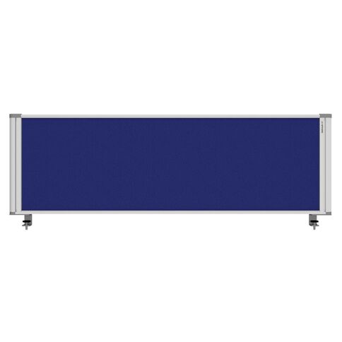 Boyd Visuals Desk Mounted Partition 1460W Blue