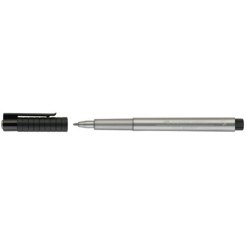Faber-Castell Pitt Artist Pen Metallic Silver