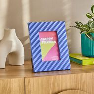 Happy Frames Large Ribbed 10x15 Purple