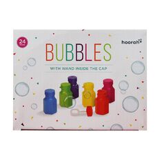 Hoorah Party Favours Bubbles 24 Pack