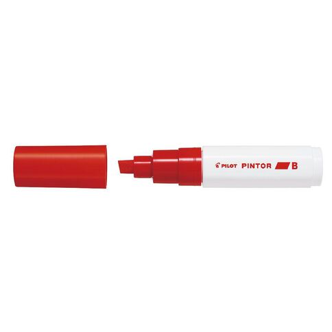 Pilot Pilot Pintor Marker Chisel Red Broad 8.0mm Tip Red Mid