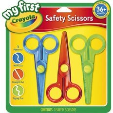 Crayola My First Safety Scissors 3 Pack 3 Pack