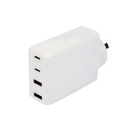 Tech.Inc 100W Dual Port USB-C + USB-A Plus USB-C to C Cable Wall Charger