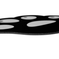 Playmax Paw Print Mouse Mat Black
