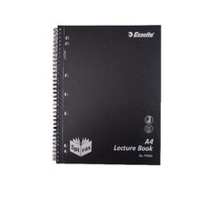 Spirax P906A PP Lecture Book So 250Pg Black