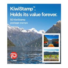 New Zealand Post Kiwi Stamp Booklet 50 Pack