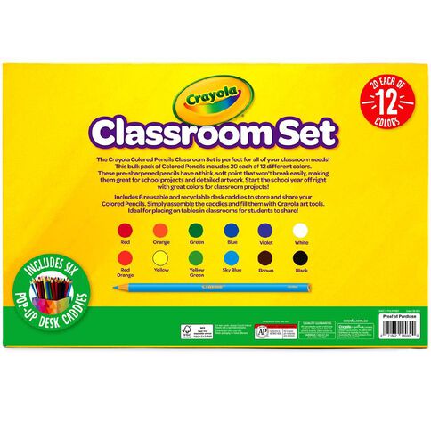 Crayola 240 Pack Colored Pencil Classpack