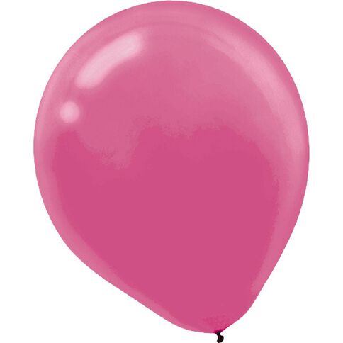 Amscan Latex Balloons 30cm Pink Mid 15 Pack