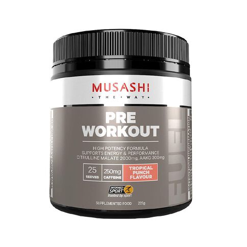 Musashi Pre Workout Tropical Punch 225g