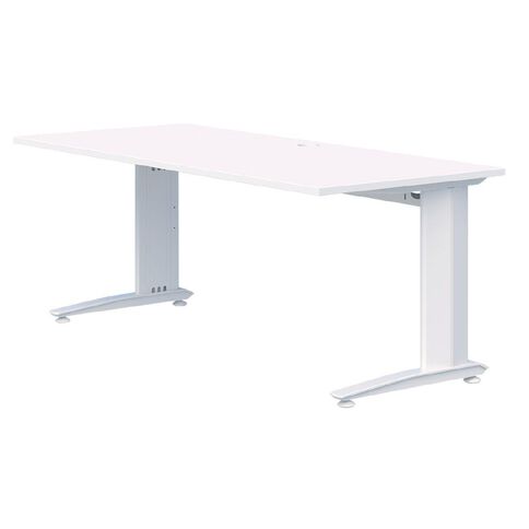Accent Quick Ship Fixed Height Desk White/Snow 1500 x 800