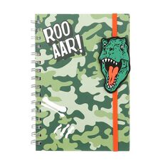 Kookie Spiral Notebook Hardcover Dino A5