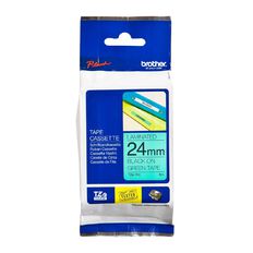Brother TZEFX751 FLEXI ID Tape Black On Green 24mm x 8m
