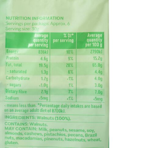 Market Kitchen Walnuts Natural 200g