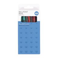 WS Sprint Grip Ballpoint Pens Assorted 12 Pack