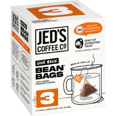Jed's No.3 Strong Coffee Bean Bags 10 Pack