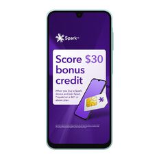 Samsung Galaxy A16 5G with Spark Sim Green Light