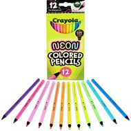 Crayola Neon Colored Pencils 12 Pack
