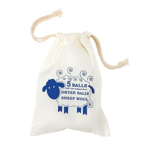Living & Co Wool Dryer Ball Natural 5 Pack
