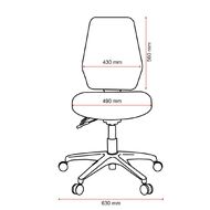 Buro Seating Aura Ergo Plus Charcoal