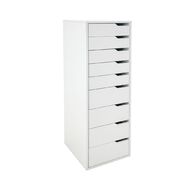 Living & Co Hael 9 Drawer Unit White