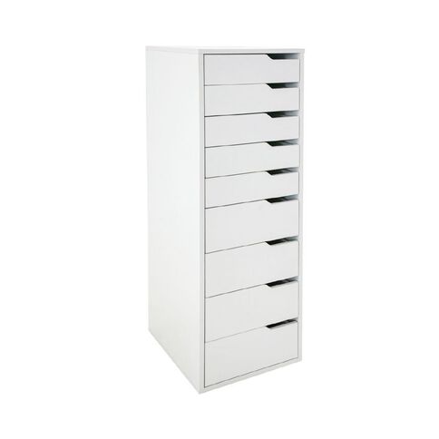 Living & Co Hael 9 Drawer Unit White