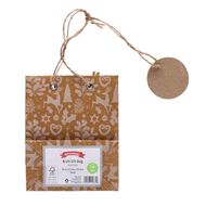 Wonderland Kraft Gift Bag Assorted Small
