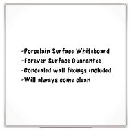 Boyd Visuals Porcelain Whiteboard 1200 x 1200mm