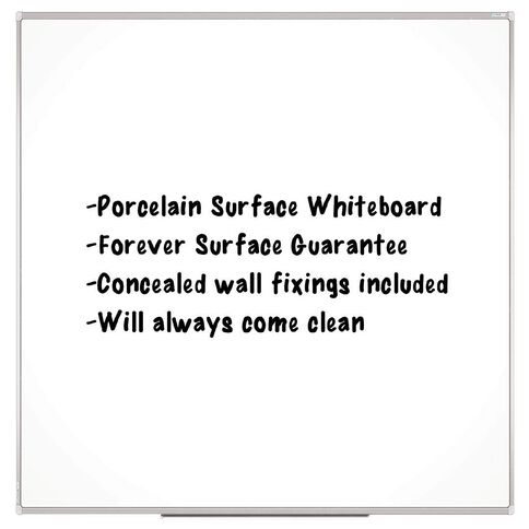 Boyd Visuals Porcelain Whiteboard 1200 x 1200mm