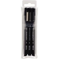 MARVY Calligraphy Pens Black 3 Pack